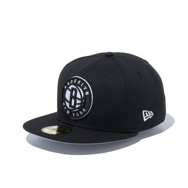 NEWERA ニューエラ 59FIFTY ブルックリン・ネッツ ブラック × チームカラー メンズ 男性 レディース 女性 帽子 ハット 小物 アクセサリー 送料無料 NEW ERA 国内正規品 正規取扱店 14525229