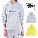 ステューシー 服 メンズ STUSSY ステューシー パーカー スウェット フリース レディース ウィメンズ ブラック 裏起毛 グレー レモン XS S Mサイズ 長袖 AshHeather LEMON プルオーバー ベーシック フード 女性 STUSSY SPORT HOOD