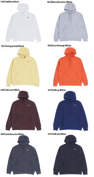 ナイキ パーカー フーディー メンズ レディース 長袖 裏起毛 男性 女性 S M L XL XXL LL 2L 3L 大きいサイズ ブラック グレー ネイビー オレンジ ホワイト ブラウン 白 茶 黒 紺 灰 USモデル スウェット スエット M NK TM CLUB HOODIE PULLOVER NIKE