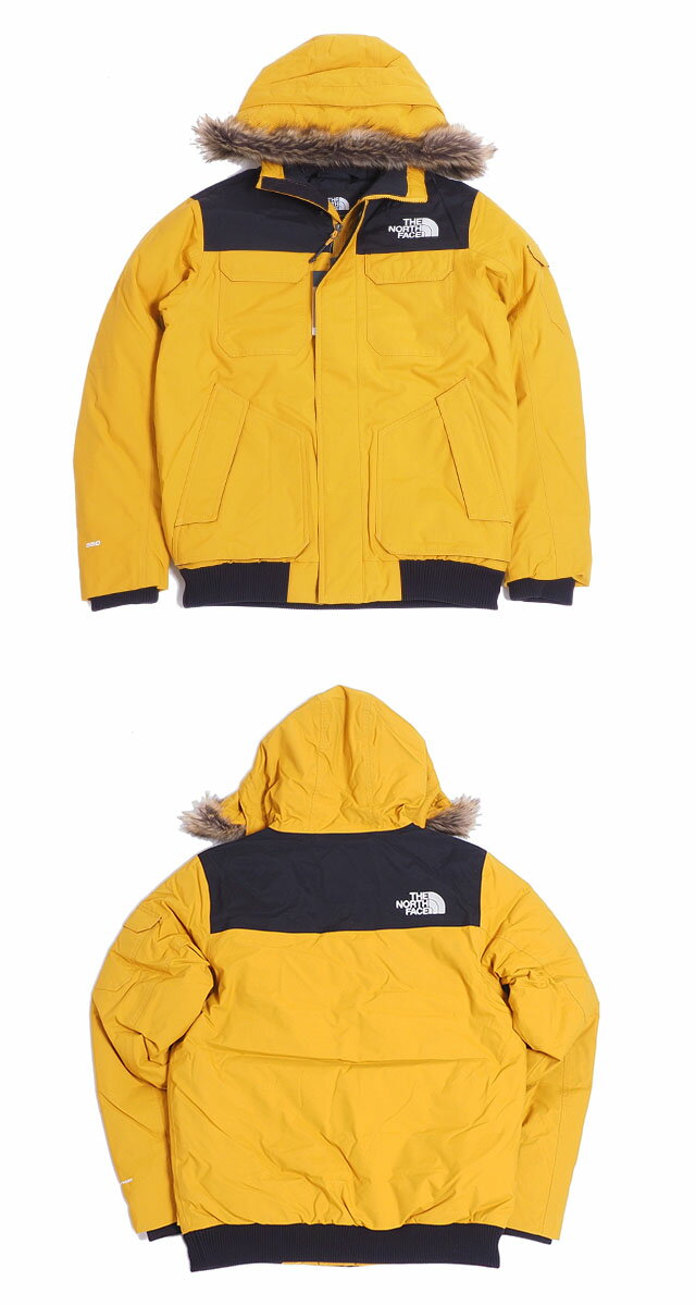 ザノースフェイス メンズ ゴッサムジャケット3 ダウンジャケット ヘビーアウター THE NORTH FACE MEN'S GOTHAM JACKET III 3 arrowwood yellow アローウッドイエロー 黄色 ファー取っ外し可能 USモデル