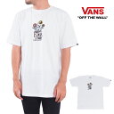 ヴァンズ ペアTシャツ ヴァンズ バンズ VANS 半袖Tシャツ メンズ レディース S M L XL LL 2L サイズ 大きいサイズ USモデル ホワイト 白 ロゴ プリント ストリート スケートブランド VANS M SPROUTING S/S Tee