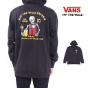 USモデル バンズ VANS パーカー フーディー メンズ S M L XL XL LL 2Lサイズ 長袖 トップス スウェット 裏起毛 ブラック 黒 男性 レディース 女性 ヴァンズ アパレル 洋服 大きいサイズ M BARTENDER PO