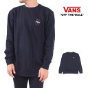 USモデル バンズ VANS トレーナー クルー メンズ S M L XL XL LL 2Lサイズ 長袖 トップス スウェット 裏起毛 ブラック 黒 男性 レディース 女性 ヴァンズ アパレル 洋服 大きいサイズ VANS M ROSES CREW