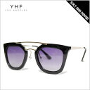 アウトレット 訳アリ YHF LOS ANGELES SOVITE BLACK × SILVER SUNGLASS サングラス ブラック 黒 シルバー 銀 小物...