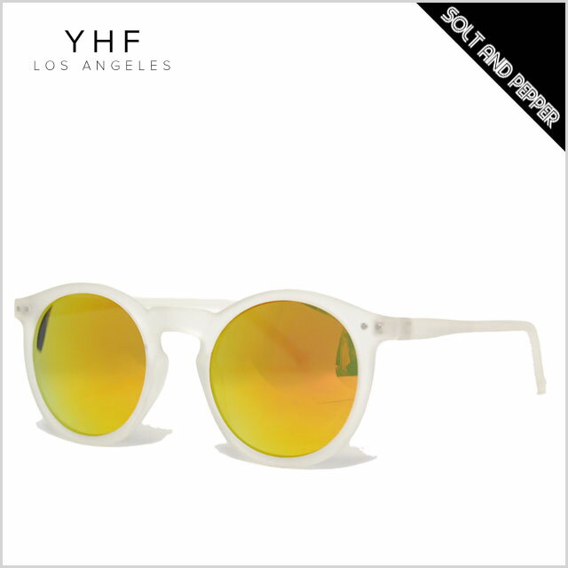 アウトレット 訳アリ品 YHF LOS ANGELES DIORITE FROST CLEAR×YELLOW SUNGLASS サングラス クリア イエロー 黄色 小物 アクセサリー HIPHOP ヒップホップ ダンス ダンサー 衣装 シンプル メンズ レディース 男女兼用 ユニセックス KS1478RV