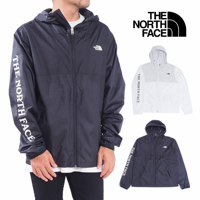 ノースフェイス ナイロンジャケット メンズ ブラック 黒 S M L XLサイズ THE NORTH FACE MEN'S SLEEVE GRAPHIC CYCLONE HOODIE サイクロン フード ジャケット パーカー フーディ BLACK メンズ レディース USモデル