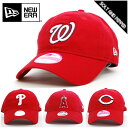 【USモデル】 NEWERA ニューエラ WOMENS ESSENTIAL 9TWENTY RED レッド CAP アジャスタブルベルト キャップ 920 フィリーズ ナショナルズ エンゼルス レッズ 赤 女性 レディース ウィーメンズ 子供 キッズ 帽子 小物 アクセサリー ボーイズ 男の子 ガールズ 女の子