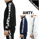 アウトレット AMTY アンティ ライン トラック ジャケット LINE TRACK JACKET ジャージ 長袖 WHITE BLACK NAVY CAMO ホワイト 白 ブラック 黒 ネイビー 紺 カモ 迷彩 メンズ 男性 レディース 女性 TOPS トップス