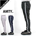 アウトレット AMTY アンティ サイドラインパンツ BLACK GREY NAVY SIDE LINE PANTS ナイロンパンツ ブラック 黒 グレー 灰 ネイビー 紺 メンズ 男性 レディース 女性 ボトムス ストリート カジュアル ファッション