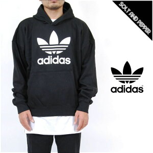 ADIDAS ORIGINALS ADICOLOR FASHION HOODIE BLACK WHITE アディダス オリジナルス アディカラー ファッション プルオーバー フーディ ブラック ホワイト 白 黒 メンズ 男性 トップス フーディ 裏起毛 パーカー 長袖 スウェット スポーツ ブランド トレフォイル