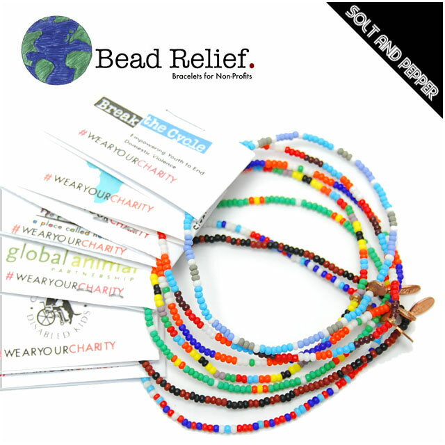 アウトレット　Bead Relief Bracelets ビーズ リリーフ ブレスレット メンズ 男性 レディース 女性 チャリティー 小物 アクセサリー