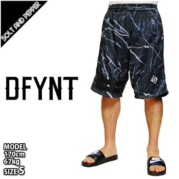 DEFYANT ディファイエント MARBLE MESH BASKETBALL SHORT JERSEY PANT BLACK マーブル メッシュ バスケットボール ショーツ バスパン ジャージ ブラック 黒 メンズ 男性 レディース 女性 ブラック 黒 トップス 総柄 HIPHOP ヒップホップ ストリート DFYNT