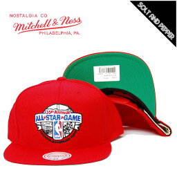 ミッチェル＆ネス アウトレット MITCHELL&NESS 1985 35th NBA ALL STAR GAME SNAPBACK CAP RED GREEN ミッチェル＆ネス オールスター ゲーム スナップバック キャップ レッド 赤 グリーン 緑 帽子 VI53Z