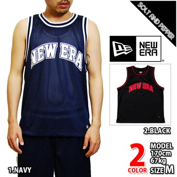 アウトレット　NEWERA ニューエラ アパレル MESH TANK TOP LOGO BLACK NAVY RED WHITE TOPS メッシュ タンクトップ ロゴ トップス ブラック 黒 ネイビー 紺 ホワイト 白 レッド 赤 メンズ レディース 男女兼用 ユニセックス NEW ERA