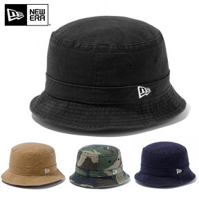 【送料無料】NEWERA ニューエラ BUCKETー02 BUCKET HAT TAN NAVY CAMO BLACK バケット ハット ウォッシュドコット タン ネイビー 紺 カモ 迷彩 ブラック 黒 メンズ 男性 レディース 女性 アウトドア キャップ 帽子 小物 アクセサリー