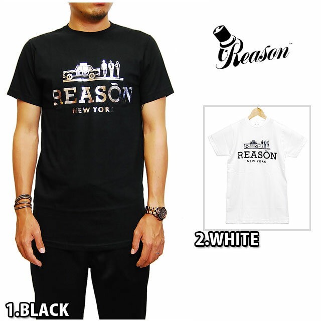 ȥå REASON ꡼ TAXI TEE TOPS BLACK WHITE SILVER T Ⱦµ ȥåץ Uͥå ...