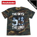 アウトレット THE WHOLENINE ザ ホールナイン THE SKY'S THE LIMIT T-SHIRTS TEE WHITE BLACK CAMO Tシャツ プリント 半袖 ホワイト 白 ブラック 黒 トップス メンズ 男性 レディース 女性 P WNST009-S16
