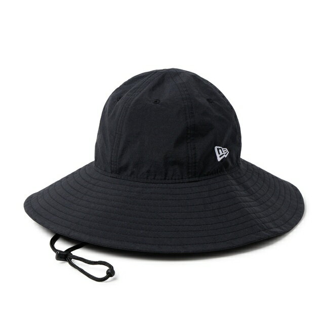 Rakuten - [即納]NEWERA ニューエラ エクスプローラー ワイドブリム ナイロン ブラック メンズ 男性 レディース 女性 帽子 HAT ハット CAP キャップ 送料無料 NEW ERA 国内正規品 正規取扱店 バケットハット バケハ