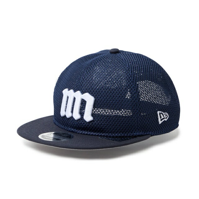 Rakuten - [即納]NEWERA ニューエラ RC 9FIFTY Flat Visor powered by GORO (min-nano) ダブルメッシュ ネイビーメッシュ/ネイビー 帽子 スナップバック サイズ調節可能 小物 送料無料 国内正規品 正規取扱店　NEW ERA