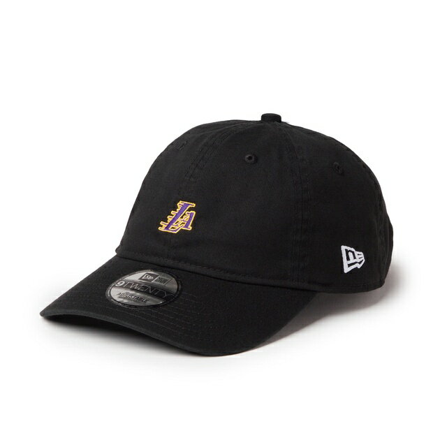 Rakuten - NEWERA ニューエラ 9TWENTY ウォッシュドコットン Mini Logo ロサンゼルス・レイカーズ ブラック/マルチカラー　CAP 調節可能 メンズ　プレゼント ギフト 贈り物