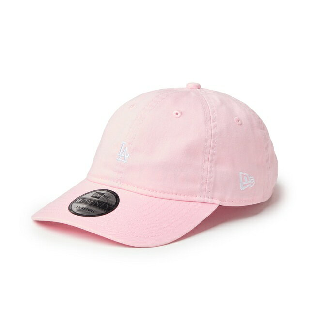 Rakuten - NEWERA ニューエラ 9TWENTY ウォッシュドコットン Mini Logo ロサンゼルス・ドジャース ピンク/ホワイト　CAP 調節可能 メンズ　プレゼント ギフト 贈り物