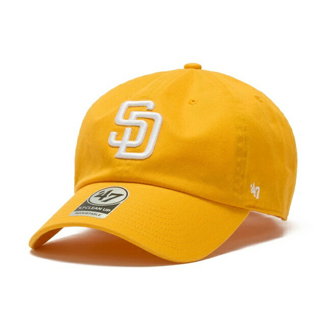 47BRAND サンディエゴ・パドレス 47 CLEAN UP SAN DIEGO GOLD 47 CLEAN UP クリーンナップ ゴールド 金 47ブランド MLB ハット キャップ 帽子 メンズ 男性 レディース 女性 ワンサイズ フリーサイズ ヨンナナ 国内正規品 国内正規販売店 47A-CLPSANPAD-CTGW-GLD