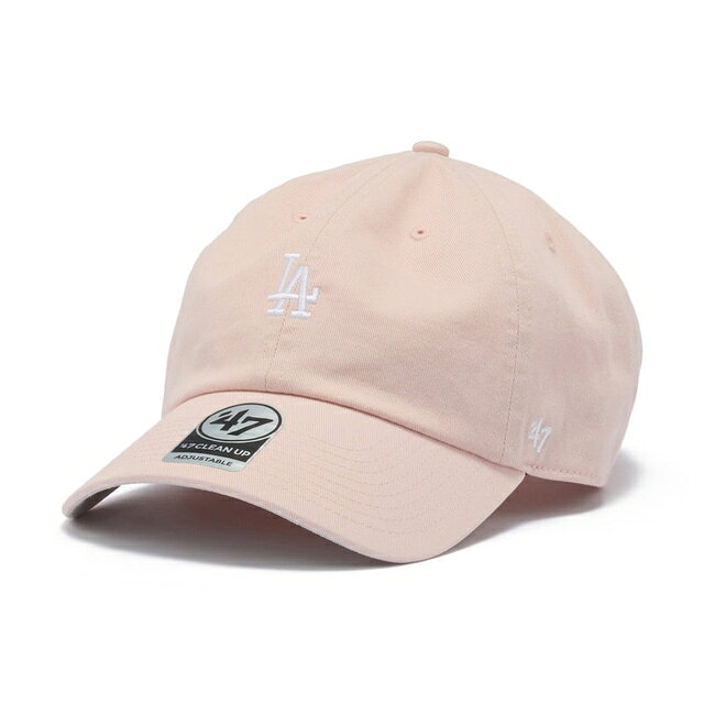 47BRAND ロサンゼルス・ドジャース BR '47 CLEAN UP DODGERS LAGOON PINK 47 CLEAN UP クリーンナップ ピンク 桃色 47ブランド MLB ハット キャップ 帽子 メンズ 男性 レディース 女性 ワンサイズ フリーサイズ 国内正規品 国内正規販売店 47A-CLPBSRNRLOSDOD-CTGW-PNK