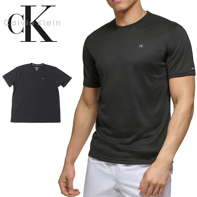 カルバンクライン ラッシュガード メンズ 半袖 Calvin Klein CB2HJ101 CK MONOGRAM UVカット UPF40+ 水着 スイムウェア 吸汗速乾 Tシャツ サーフィン 海 プール ジム アウトドア USAモデル CalvinKlein S/S RASH GUARD-CK MONOGRAM