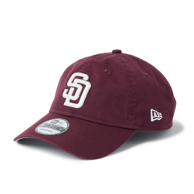 Rakuten - [即納]NEWERA ニューエラ 9FORTY MLB アンストラクチャード Unstructured サンディエゴ・パドレス マルーン メンズ 男性 レディース 女性 帽子 CAP キャップ ハット 小物 アクセサリー 送料無料 NEW ERA 国内正規品 正規取扱店