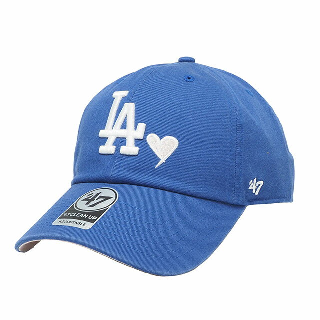 Rakuten - [即納]47BRAND ロサンゼルス・ドジャース 47 CLEAN UP DODGERS WITH HEART ROYAL 47 CLEAN UP クリーンナップ ロイヤル 青 47ブランド MLB ハット キャップ 帽子 メンズ 男性 レディース 女性 ワンサイズ フリーサイズ ヨンナナ 国内正規品 国内正規販売店 47AB-ICONC12GWS-