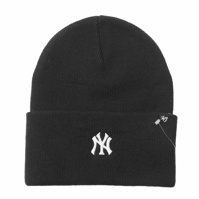 Rakuten - [即納]47BRAND ニューヨーク・ヤンキース 47 BASE RUNNER CUFF KNIT 47 CUFF KNIT カフニット ブラック 黒 47ブランド MLB ハット キャップ 帽子 メンズ 男性 レディース 女性 ワンサイズ フリーサイズ ヨンナナ 国内正規品 国内正規販売店 47A B-BRNCK17ACE-BKB