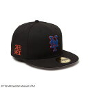 NEWERA CAP ニューエラ キャップ 59FIFTY The Met ニューヨーク・メッツ ブラック メンズ 男性 帽子 ハット 小物 国内正規品 正規取...