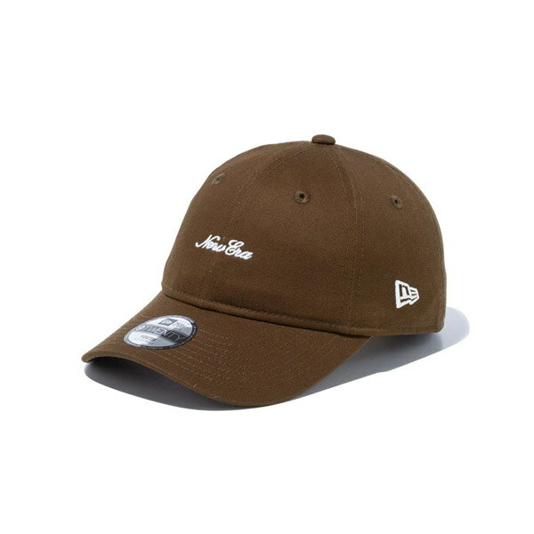 Rakuten - キッズモデル　NEWERA ニューエラ Youth 9TWENTY スクリプトロゴ ウォルナット × ホワイト 男の子 ボーイズ 女の子 ガールズ キャップ 帽子 小物 アクセサリー NEW ERA KIDS 送料無料 NEW ERA 国内