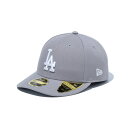 NEWERA ニューエラ LP 59FIFTY ロサンゼルス・ドジャース グレー × ホワイト メンズ 男性 レディース 女性 帽子 ハット 小物 アクセサリー 送料無料 NEW ERA プレゼント ギフト 贈り物 父の日 子供の日 国内正規品 正規取扱店