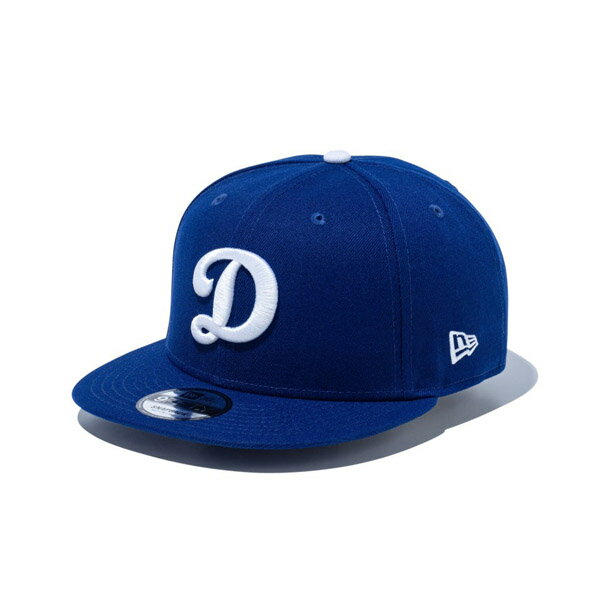 乐天商城 - NEWERA ニューエラ 9FIFTY ロサンゼルス・ドジャース Dロゴ ダークロイヤル × ホワイト キャップ 帽子 スナップバック サイズ調節可能 小物 送料無料 国内正規品 正規取扱