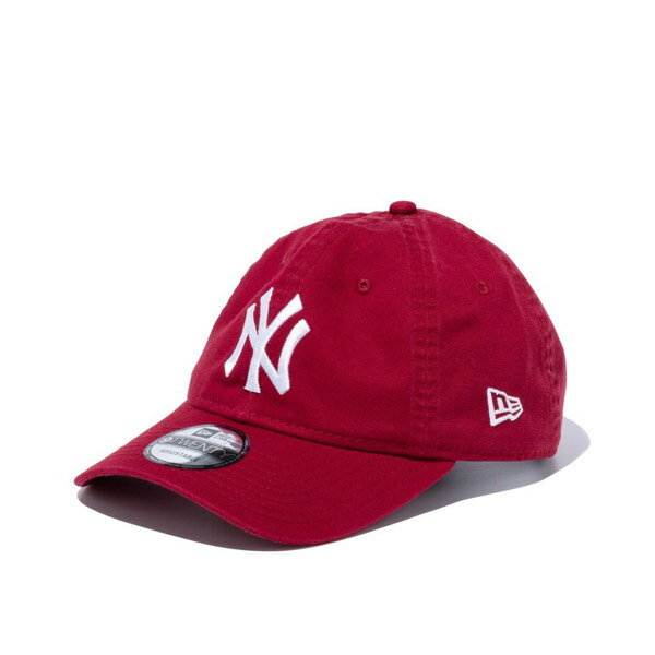 Rakuten - NEWERA ニューエラ 9TWENTY ニューヨーク・ヤンキース ウォッシュドコットン カーディナル × ホワイト　CAP 調節可能 メンズ　プレゼント ギフト 贈り物