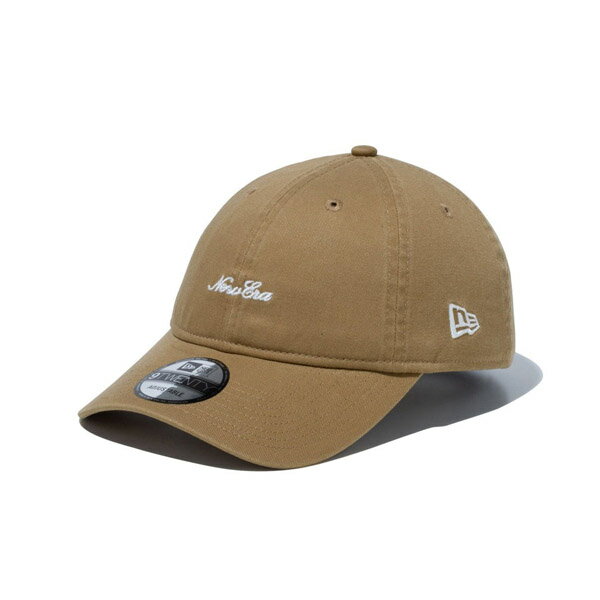 Rakuten - NEWERA ニューエラ 9TWENTY スクリプトロゴ ウォッシュドコットン カーキ × ホワイト　CAP 調節可能 メンズ　プレゼント ギフト 贈り物