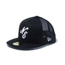 NEWERA CAP ニューエラ キャップ 59FIFTY トラッカー クラシックロゴ ブラック × ホワイト メンズ 男性 帽子 ハット 小物 国内正規品 正...