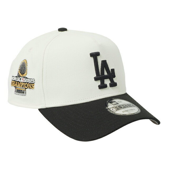 Rakuten - [即納]USモデル NEWERA ニューエラ 9FORTY A-FRAME Aフレーム LOS ANGELES DODGERS 2024 ワールドシリーズ優勝 World Series Champions ロサンゼルス・ドジャース サイドパッチ 帽子 CAP キャップ ハット サイズ調節可能 NEW ERA 日本未発売 LA買い付け商品