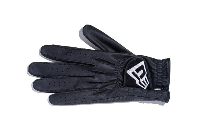 NEWERA ニューエラ 【ゴルフ】 グローブ フラッグロゴ 片手用 ブラック メンズ 男性 女性 小物 手袋 レ..