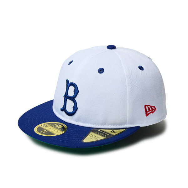 Rakuten - [即納]NEWERA CAP ニューエラ キャップ RC 59FIFTY フラットバイザー Dodgers Pack ブルックリン・ドジャース クーパーズタウン ホワイト ダークロイヤルバイザー メンズ 男性 帽子 ハット 小物 国内正規品 正規取扱店 NEW ERA プレゼント ギフト 贈り物 父の日 敬老の日 子