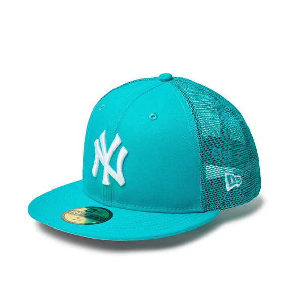 [即納]NEWERA CAP ニューエラ キャップ 59FIFTY トラッカー Beautiful Beach ニューヨーク・ヤンキース ティールブリーズ メンズ 男性 帽子 ハット 小物 国内正規品 正規取扱店 NEW ERA プレゼント ギフト 贈り物 父の日 敬老の日 子供の日