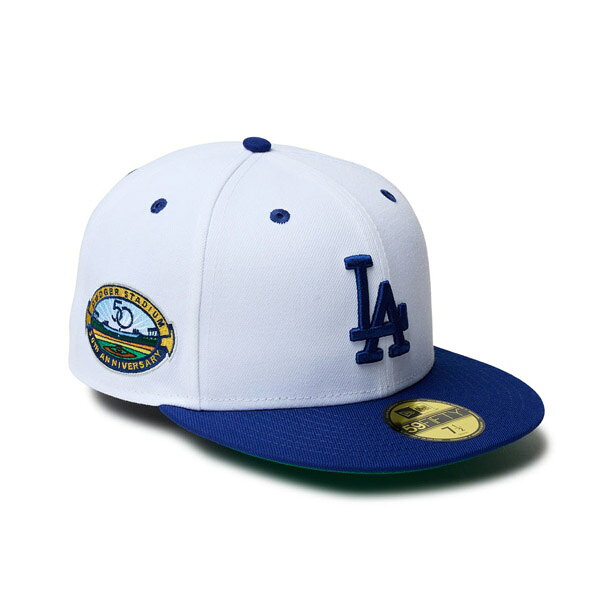 Rakuten - [即納]NEWERA CAP ニューエラ キャップ 59FIFTY Dodgers Pack ロサンゼルス・ドジャース ホワイト ダークロイヤルバイザー メンズ 男性 帽子 ハット 小物 国内正規品 正規取扱店 NEW ERA プレゼント ギフト 贈り物 父の日 敬老の日 子供の日