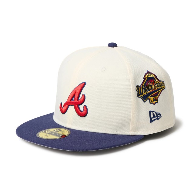 [即納]NEWERA ニューエラ 59FIFTY MLB 2-Tone アトランタ・ブレーブス クーパーズタウン ワインコルク ..
