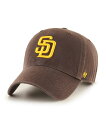 47BRAND サンディエゴ・パドレス Padres Kids '47 CLEAN UP Brown PADRES クリーンナップ ブラウン 茶 47ブランド ...