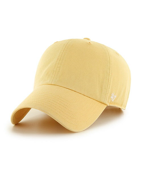47BRAND FLAT '47CLEAN UP BLANK MAIZE 47 CLEAN UP クリーンナップ メイズ 金 47ブランド MLB ハット キャップ 帽子 メンズ 男性 レディース 女性 ワンサイズ フリーサイズ ヨンナナ 国内正規品 国内正規販売店 47A BL-GW00GWSNL-MZ