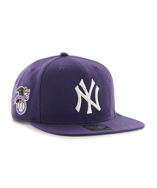 Rakuten - 47BRAND ニューヨーク・ヤンキース SURE SHOT '47 CAPTAIN YANKEES PURPLE キャプテン パープル 紫 47ブランド MLB ハット キャップ 帽子 メンズ 男性 レディース 女性 ワンサイズ フリーサイズ ヨンナナ 国内正規品 国内正規 47A B-SRS17WBP-PP