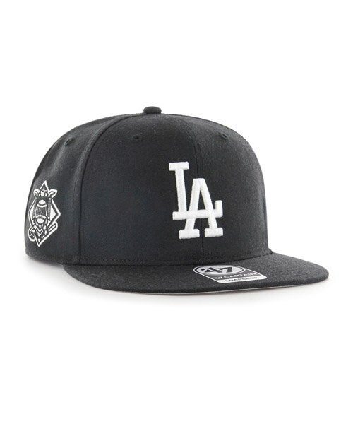 Rakuten - 47BRAND ロサンゼルス・ドジャース SURE SHOT '47 CAPTAIN DODGERS BLACK キャプテン ブラック 黒 47ブランド MLB ハット キャップ 帽子 メンズ 男性 レディース 女性 ワンサイズ フリーサイズ ヨンナナ 国内正規品 国内正規 47A B-SRS12WBP-BKH