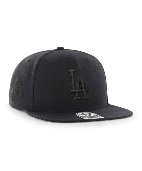 47BRAND ロサンゼルス・ドジャース SURE SHOT '47 CAPTAIN DODGERS BLACK キャプテン ブラック 黒 47ブランド MLB ハット キャップ 帽子 メンズ 男性 レディース 女性 ワンサイズ フリーサイズ ヨンナナ 国内正規品 国内正規 47A B-SRS12WBP-BKF