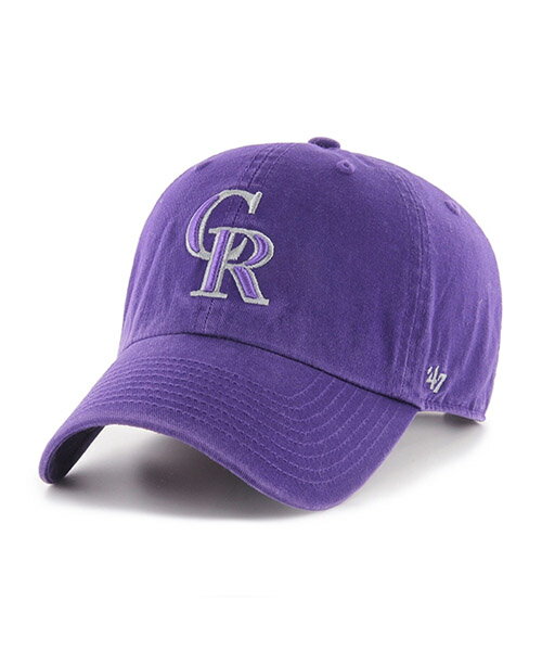Rakuten - 47BRAND コロラド・ロッキーズ 47 CLEAN UP ROCKIES PURPLE 47 CLEAN UP クリーンナップ パープル 紫 47ブランド MLB ハット キャップ 帽子 メンズ 男性 レディース 女性 ワンサイズ フリーサイズ ヨンナナ 国内正規品 国内正規販売店 47A B-RGW27GWS-PPC